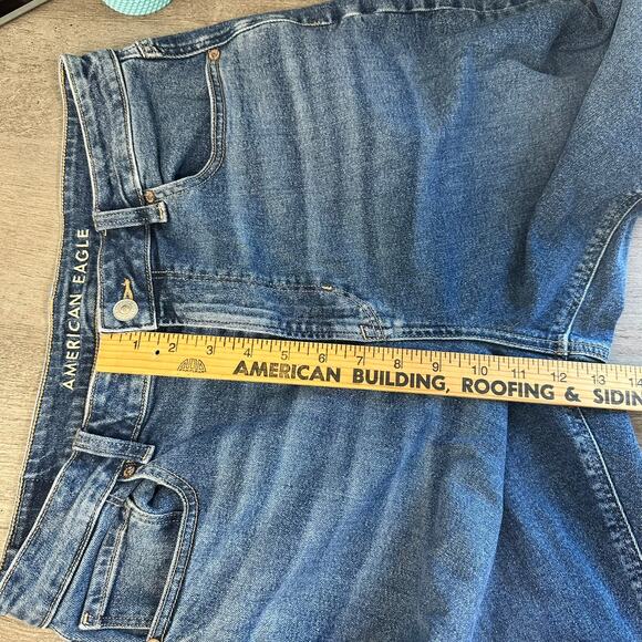 American Eagle Mom Jeans Blue Stretch 12 - Picture 11 of 14